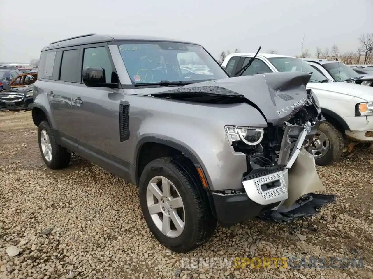 1 Photograph of a damaged car SALEK7EX9L2019047 LAND ROVER DEFENDER 2020