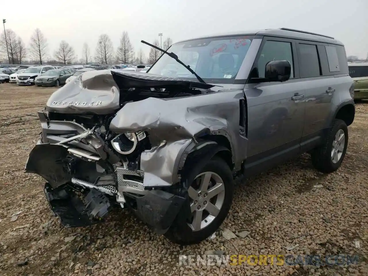 2 Photograph of a damaged car SALEK7EX9L2019047 LAND ROVER DEFENDER 2020