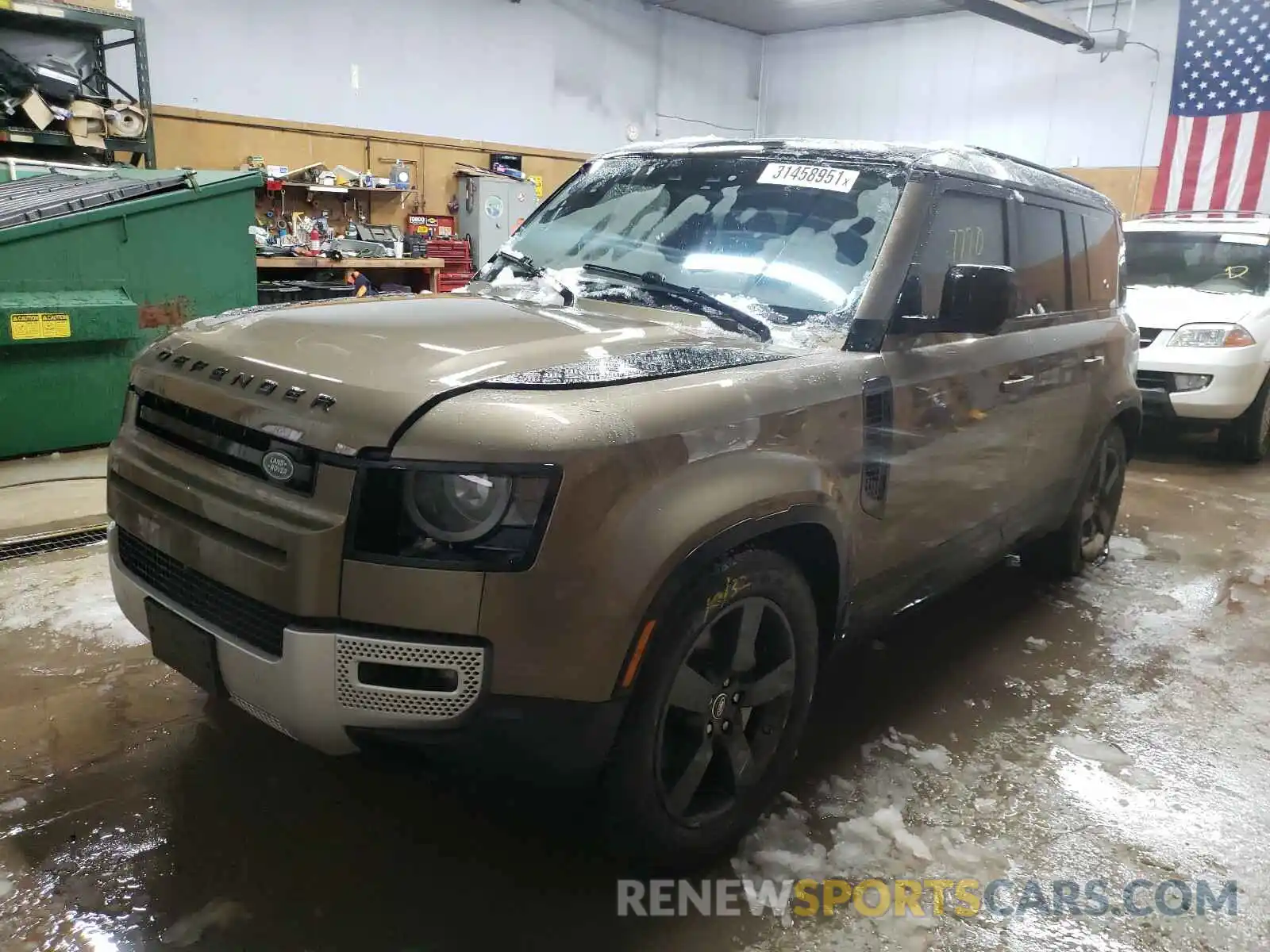 2 Photograph of a damaged car SALEP7EU6L2002715 LAND ROVER DEFENDER 2020