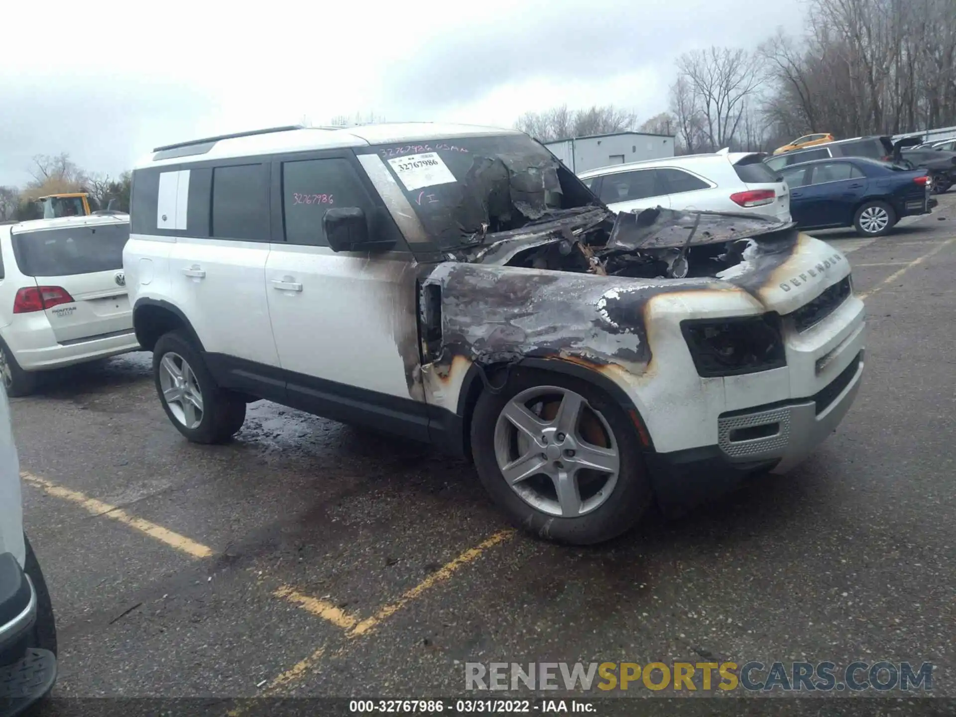 1 Photograph of a damaged car SALEP7EU6L2033981 LAND ROVER DEFENDER 2020