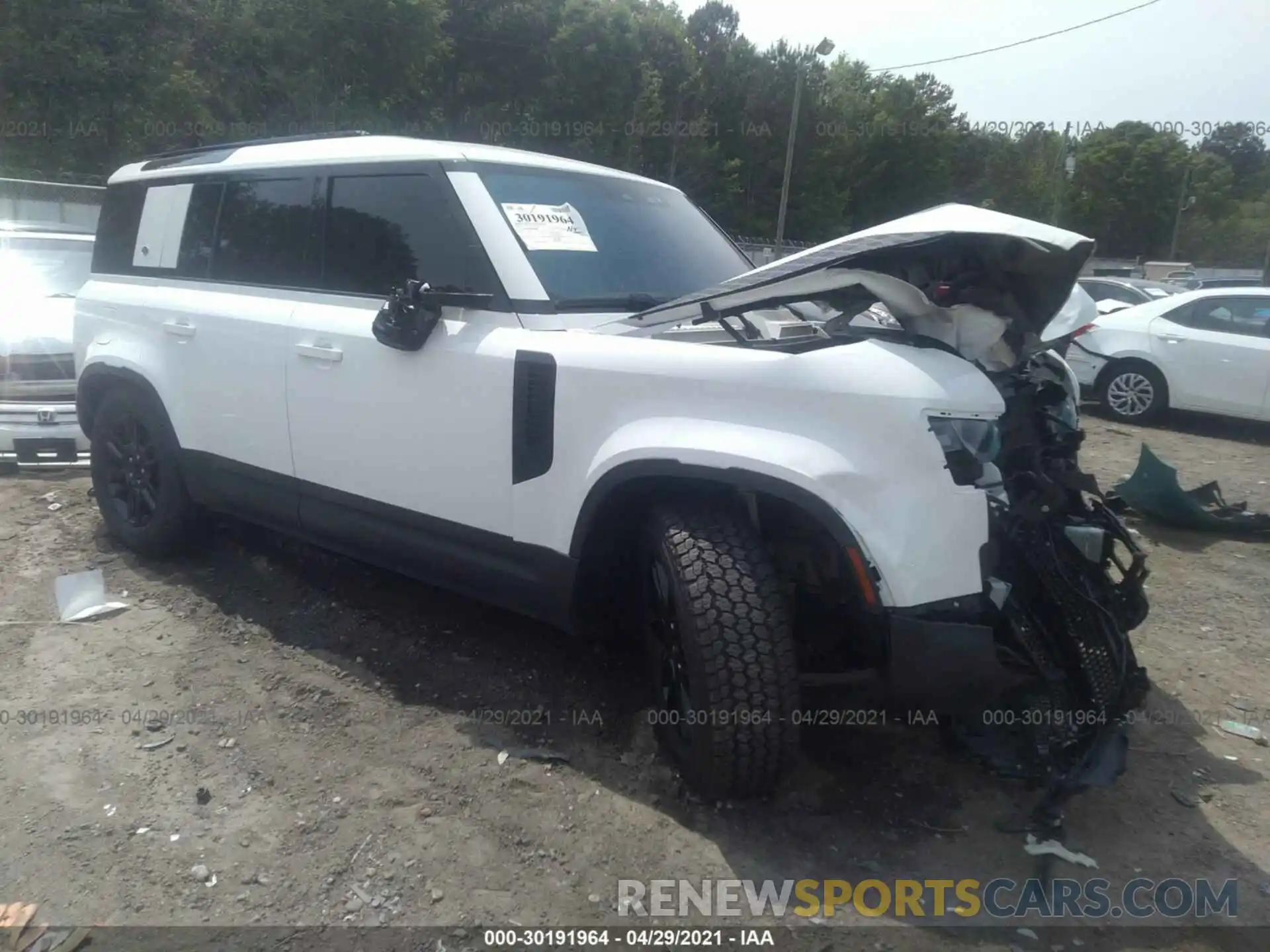 1 Photograph of a damaged car SALEPEEU4L2010249 LAND ROVER DEFENDER 2020