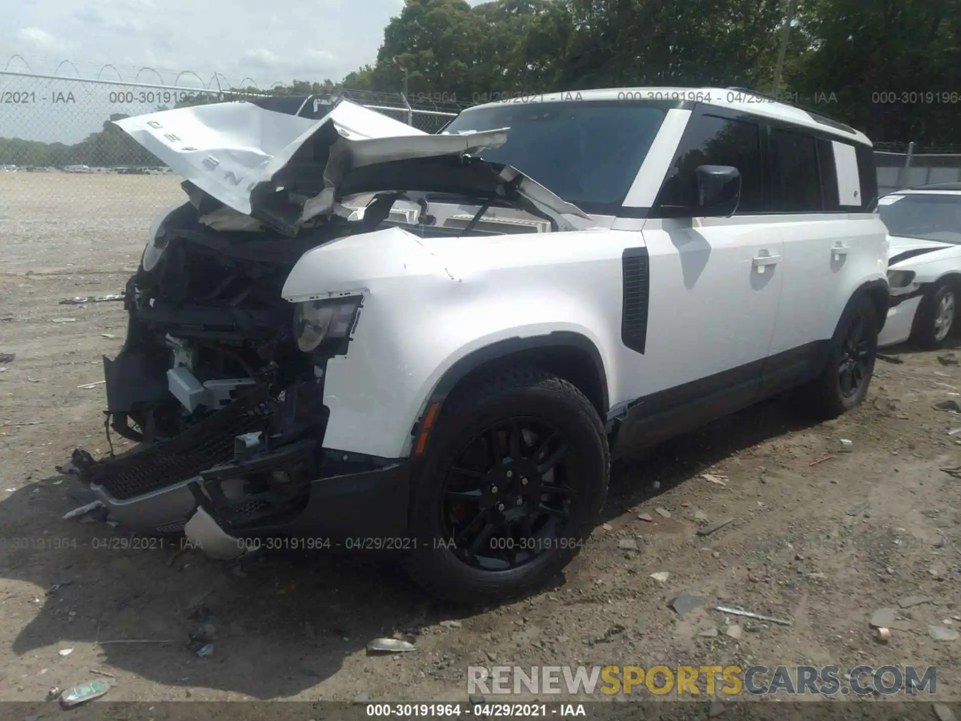 2 Photograph of a damaged car SALEPEEU4L2010249 LAND ROVER DEFENDER 2020