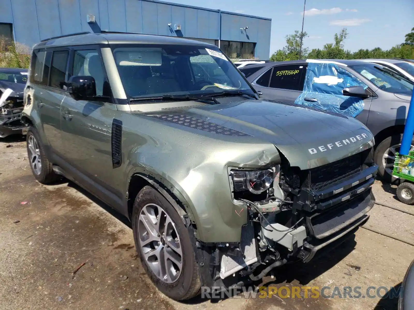 1 Photograph of a damaged car SALEPEEU5L2022068 LAND ROVER DEFENDER 2020