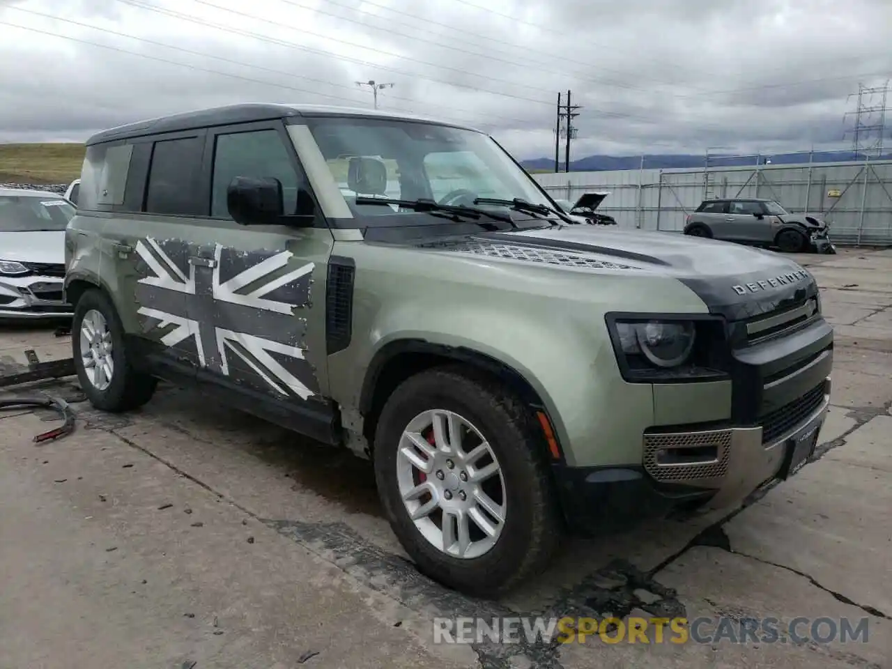 1 Photograph of a damaged car SALEX7EU9L2021064 LAND ROVER DEFENDER 2020