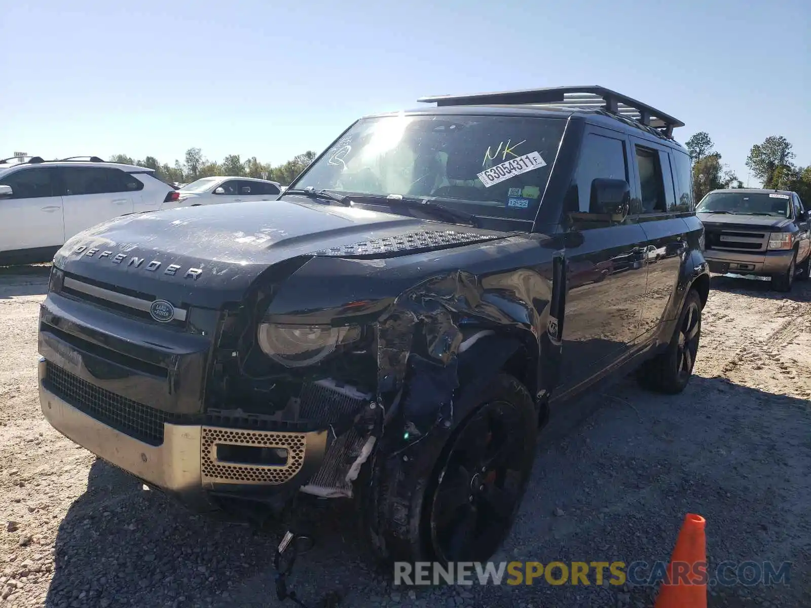 2 Photograph of a damaged car SALEXEEU4L2032123 LAND ROVER DEFENDER 2020