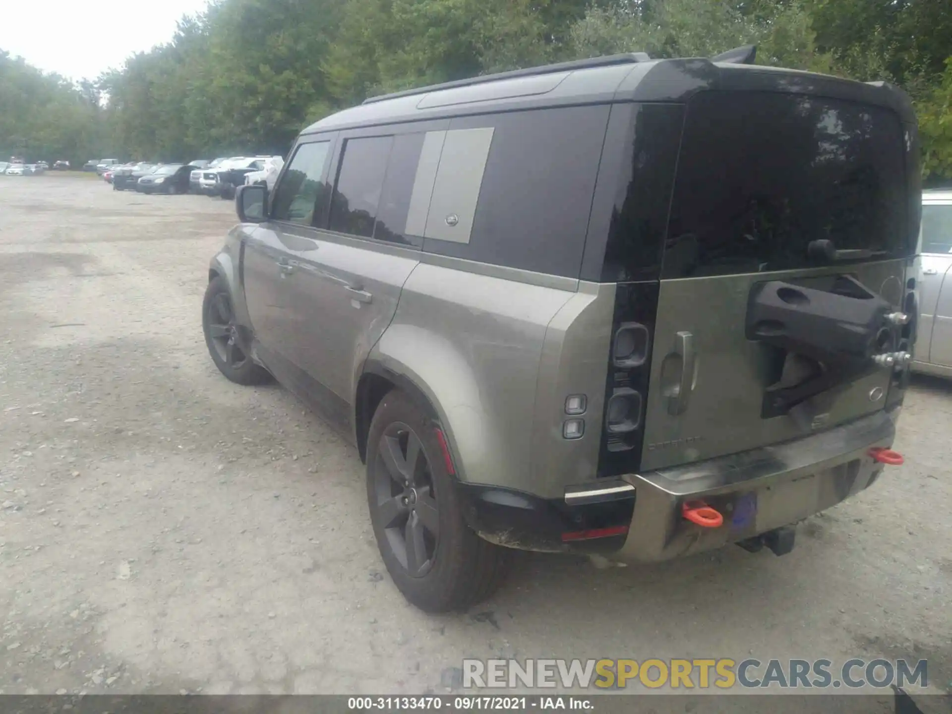 3 Фотография поврежденного автомобиля SALEXEEU7L2030530 LAND ROVER DEFENDER 2020