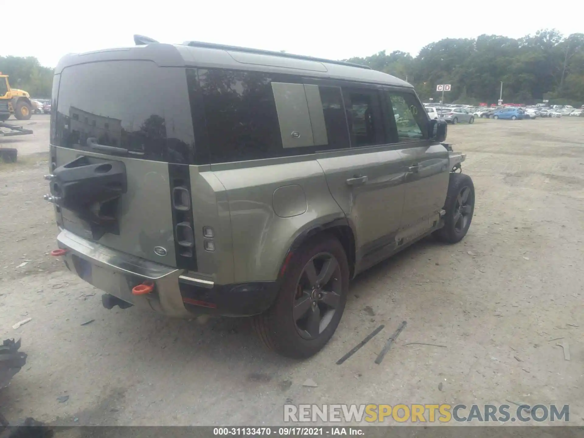 4 Фотография поврежденного автомобиля SALEXEEU7L2030530 LAND ROVER DEFENDER 2020