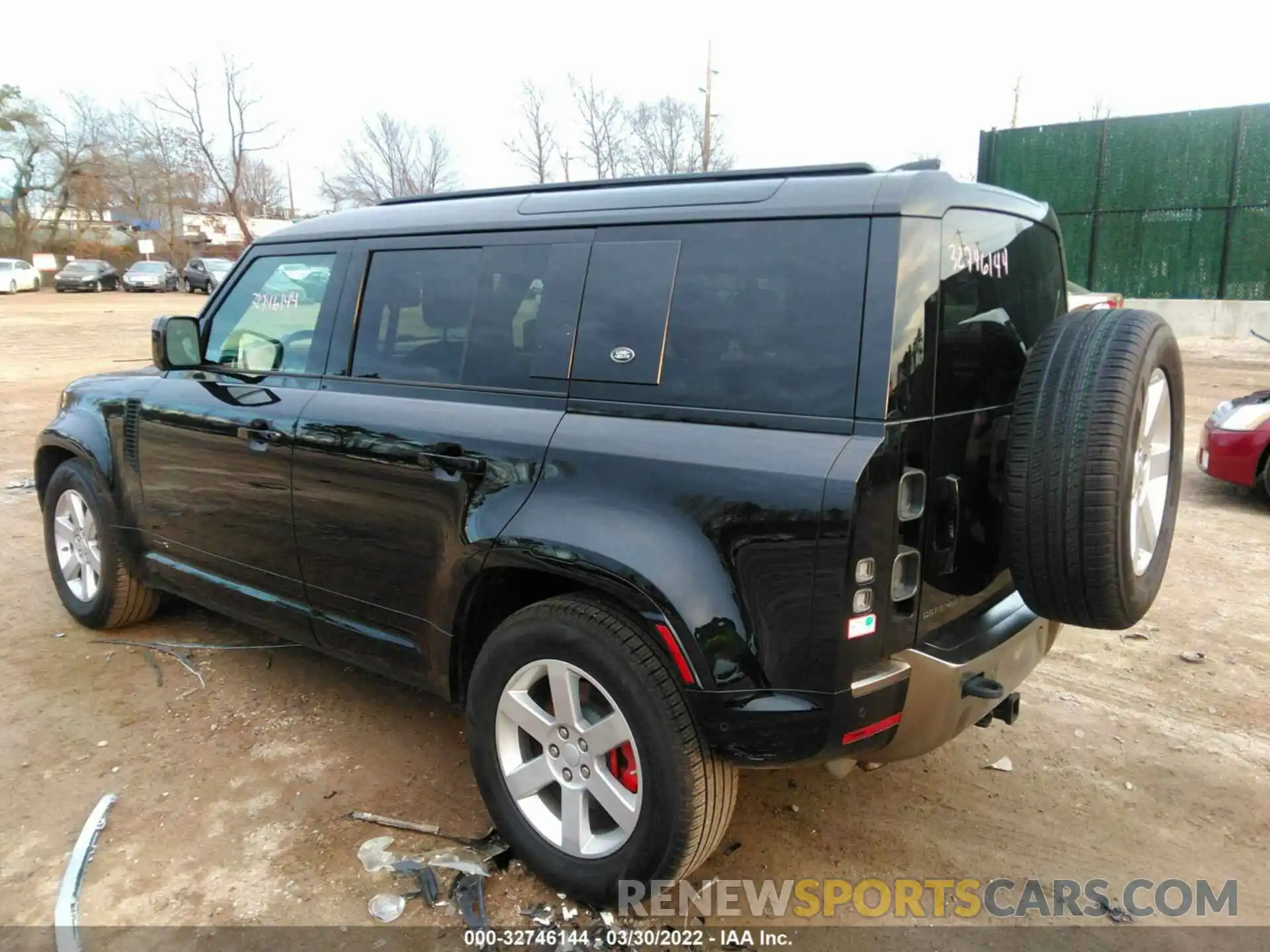 3 Фотография поврежденного автомобиля SALEXEEUXL2034426 LAND ROVER DEFENDER 2020