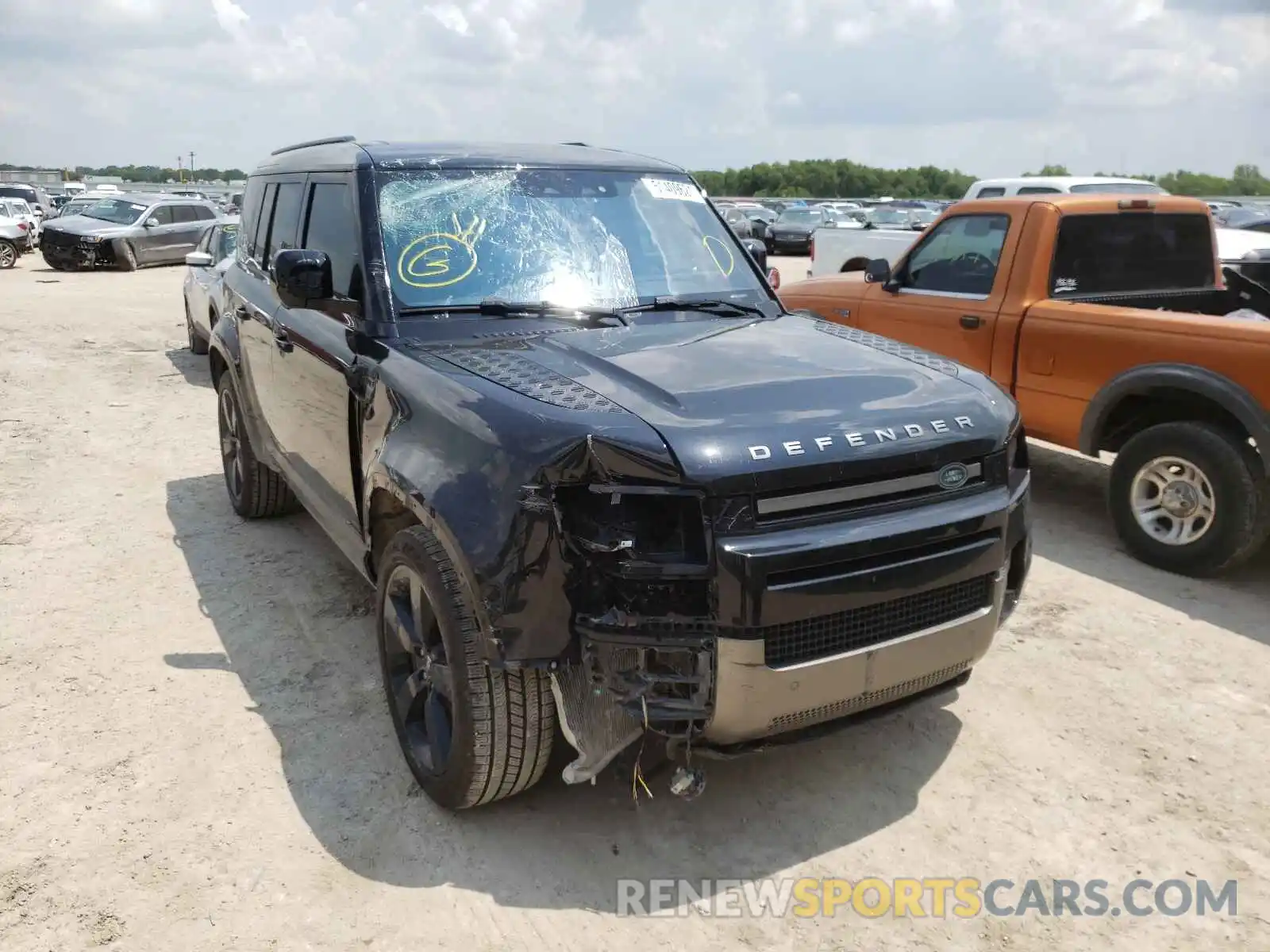 1 Photograph of a damaged car SALE2ERU8M2040476 LAND ROVER DEFENDER 2021