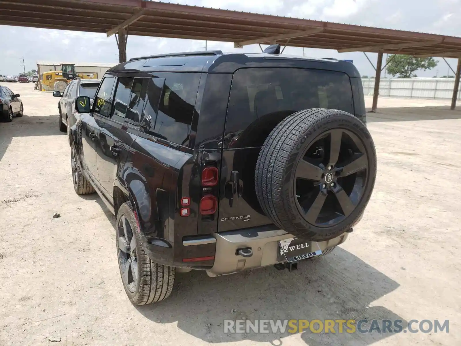 3 Photograph of a damaged car SALE2ERU8M2040476 LAND ROVER DEFENDER 2021