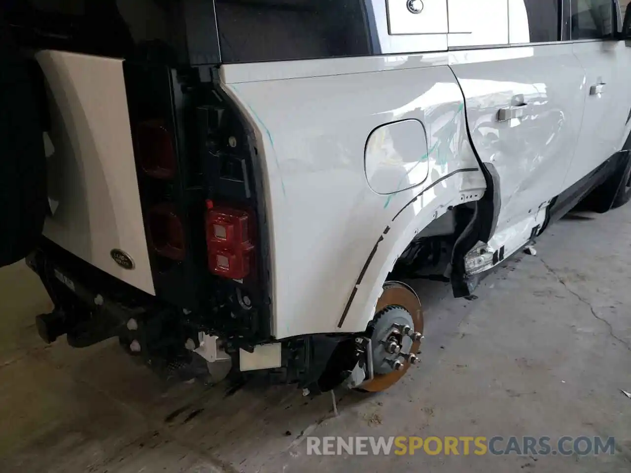 9 Photograph of a damaged car SALE37RU8M2045654 LAND ROVER DEFENDER 2021