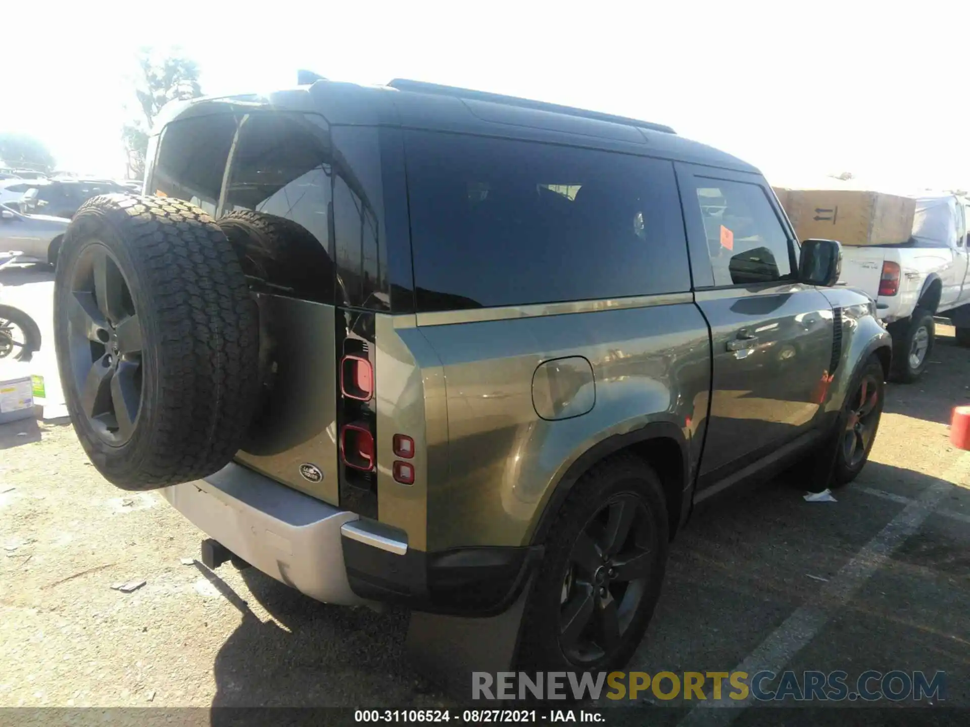 4 Photograph of a damaged car SALEJ6RX7M2052654 LAND ROVER DEFENDER 2021