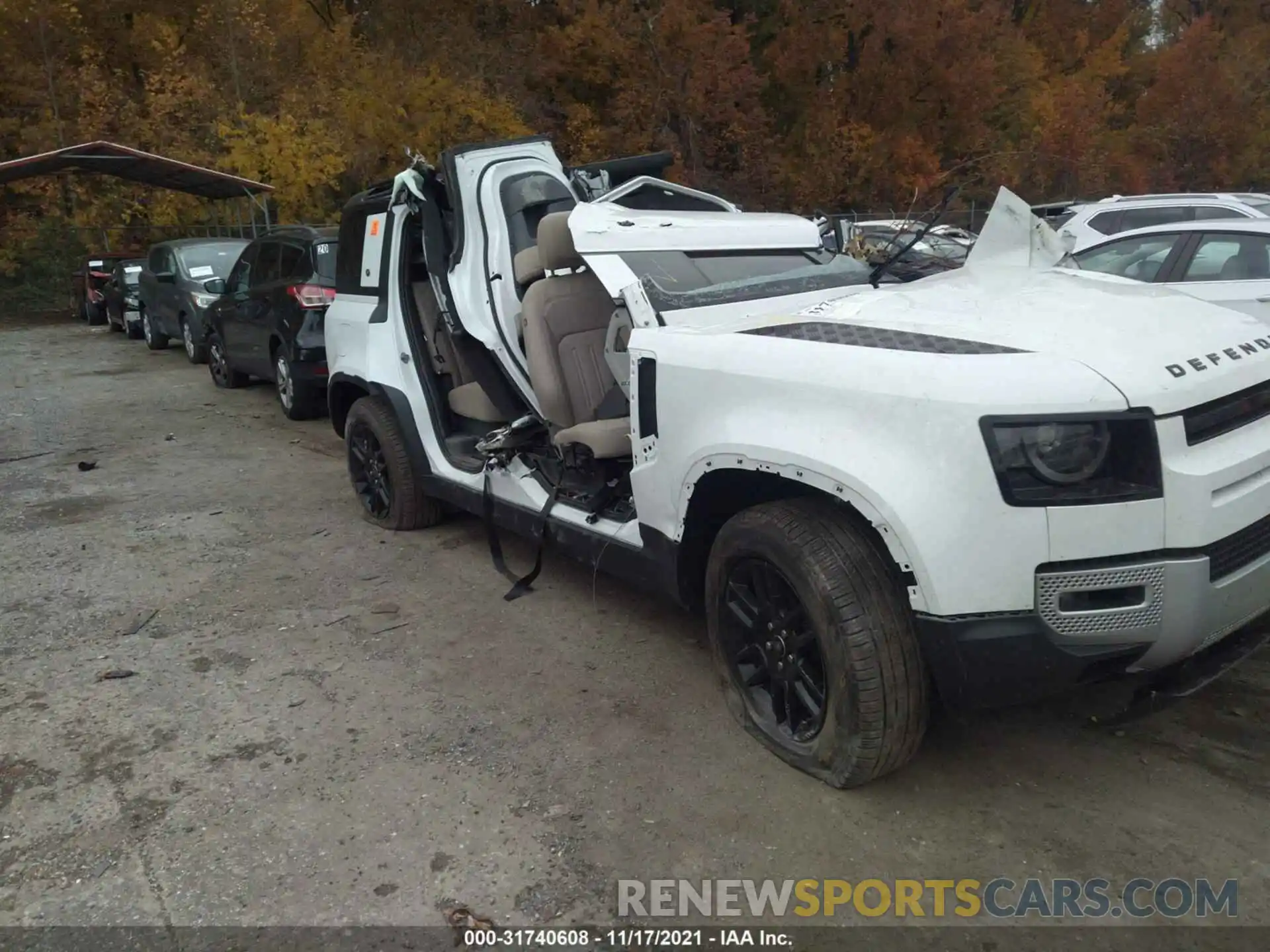 1 Photograph of a damaged car SALEJ7RX2M2053099 LAND ROVER DEFENDER 2021