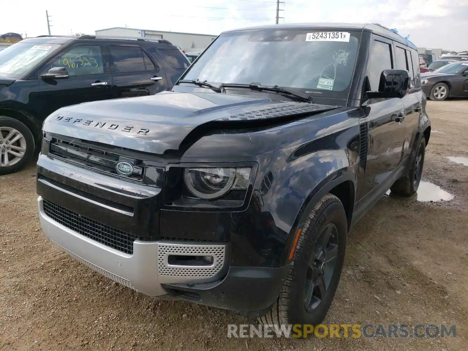 2 Photograph of a damaged car SALEJ7RX3M2038269 LAND ROVER DEFENDER 2021