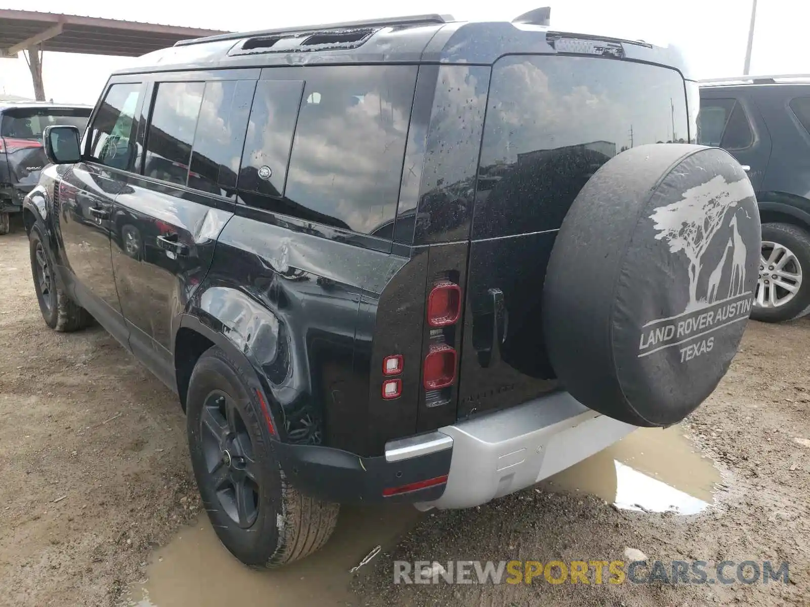 3 Фотография поврежденного автомобиля SALEJ7RX3M2038269 LAND ROVER DEFENDER 2021