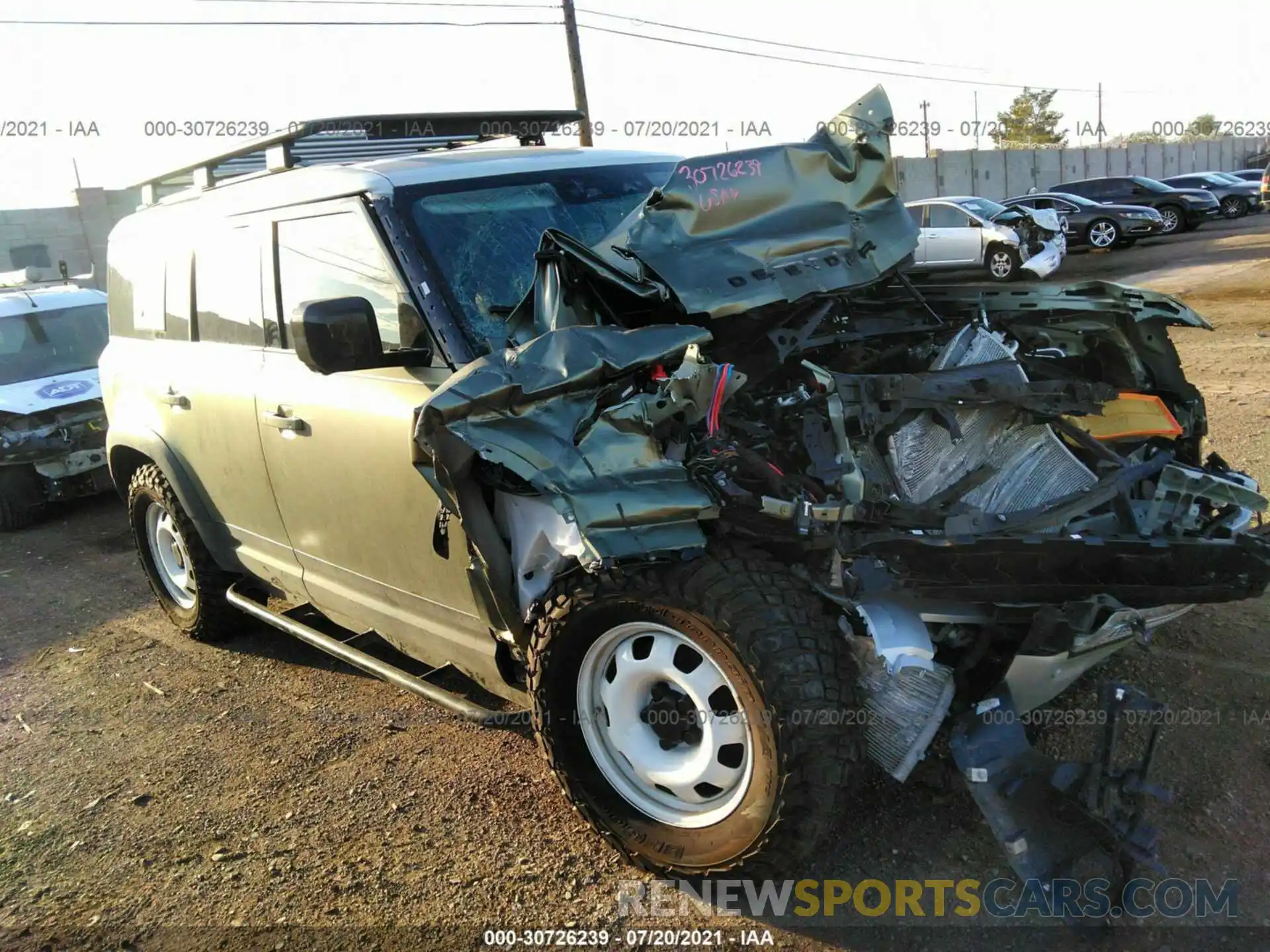 1 Photograph of a damaged car SALEJ7RX3M2039020 LAND ROVER DEFENDER 2021