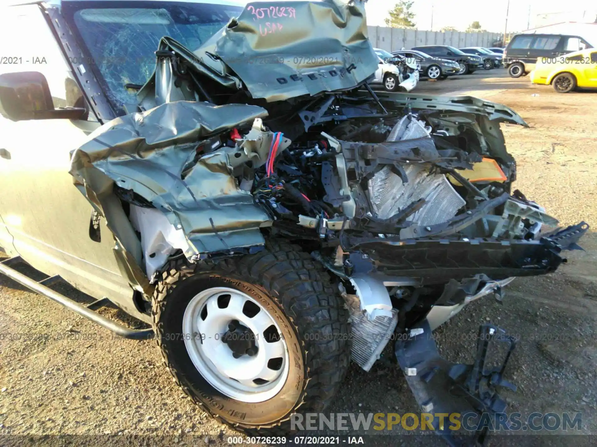 6 Photograph of a damaged car SALEJ7RX3M2039020 LAND ROVER DEFENDER 2021