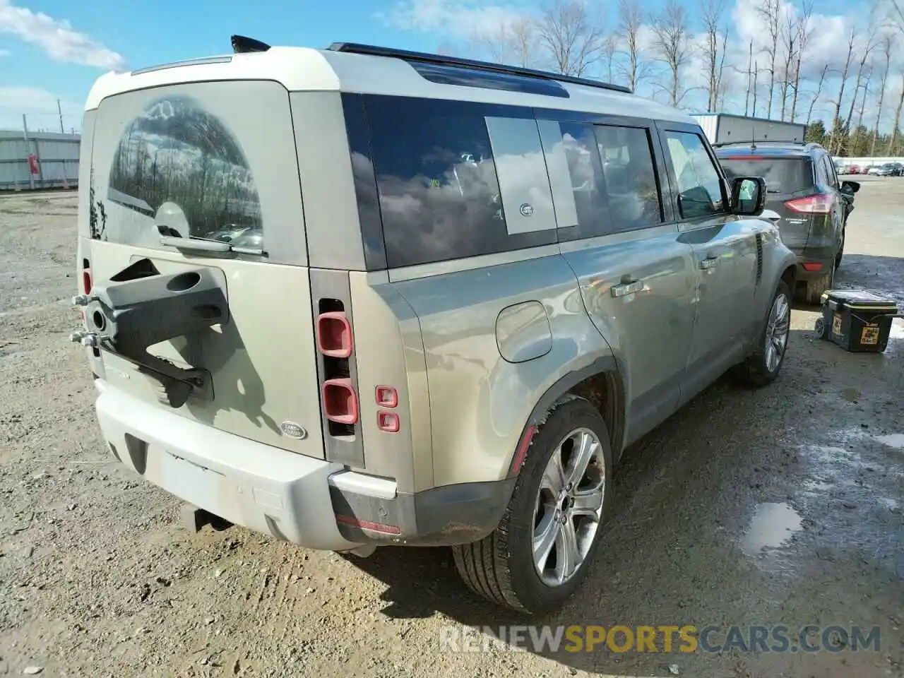 4 Photograph of a damaged car SALEJ7RX8M2041359 LAND ROVER DEFENDER 2021