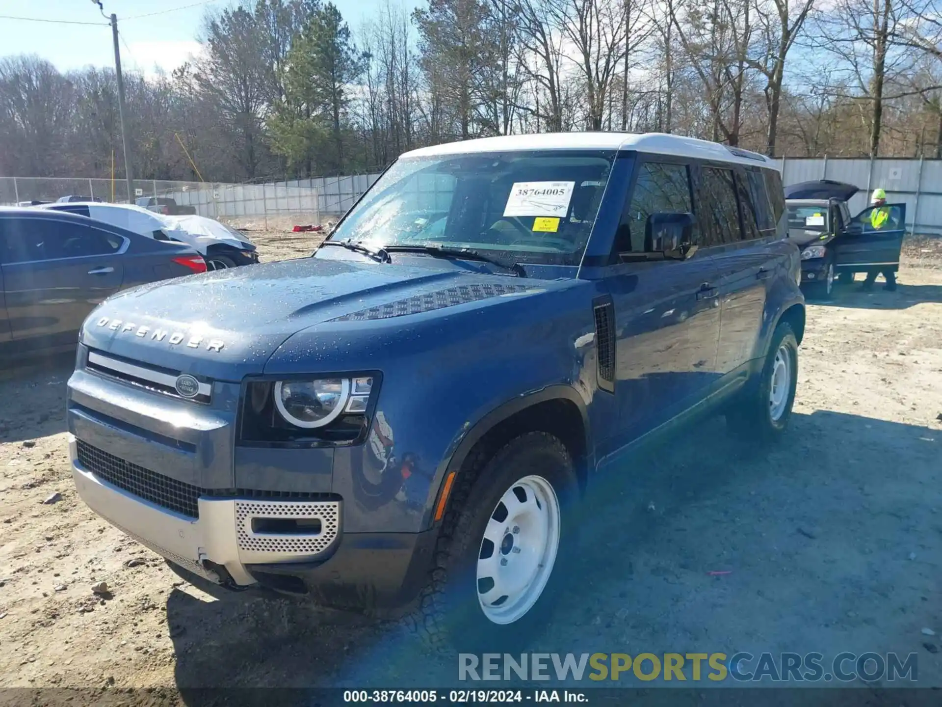 2 Photograph of a damaged car SALEJ7RXXM2041721 LAND ROVER DEFENDER 2021