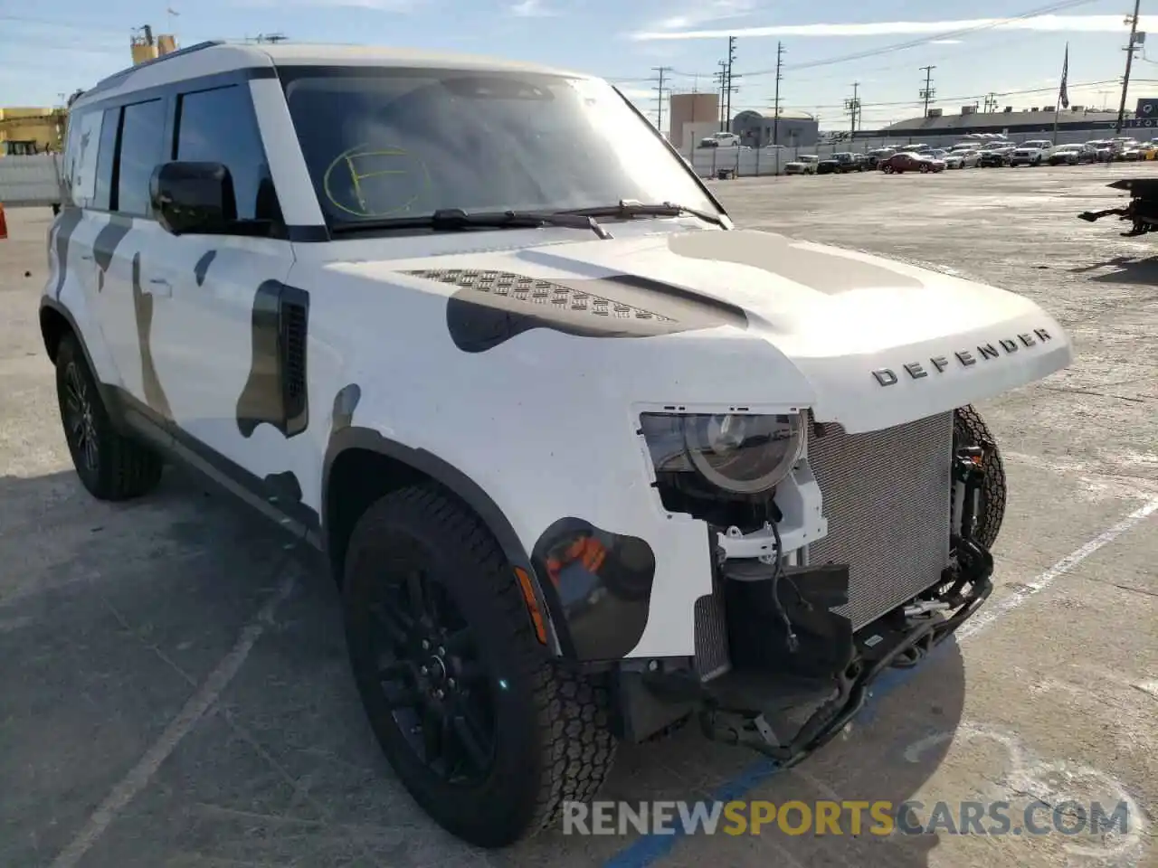 1 Photograph of a damaged car SALEJERX9M2046638 LAND ROVER DEFENDER 2021