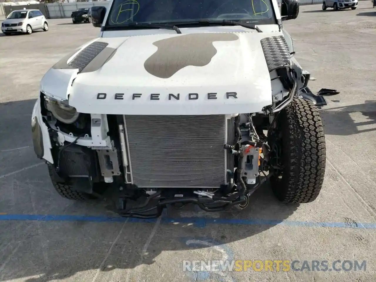 9 Photograph of a damaged car SALEJERX9M2046638 LAND ROVER DEFENDER 2021