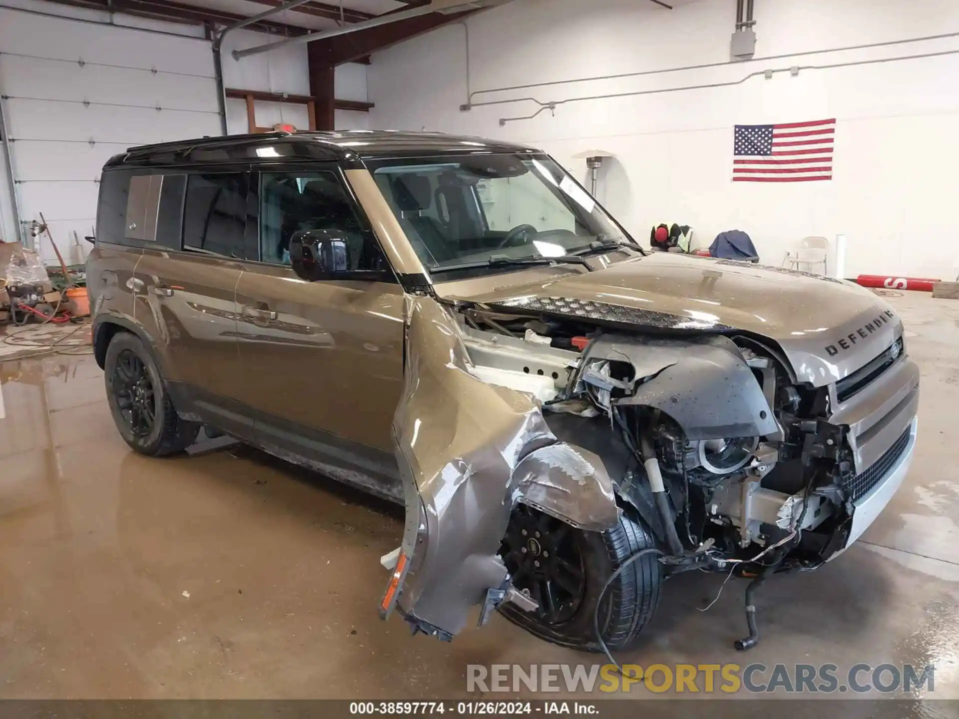 1 Photograph of a damaged car SALEK7RX9M2046728 LAND ROVER DEFENDER 2021