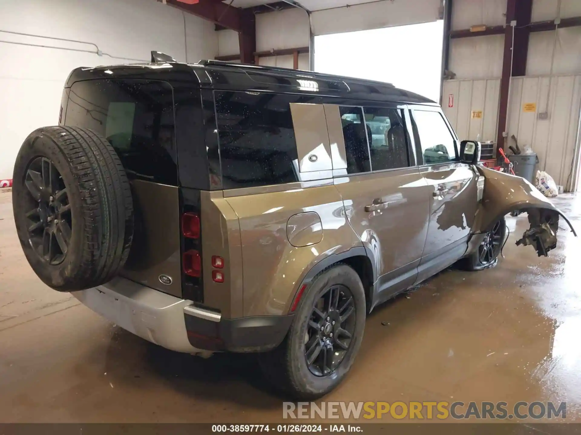 4 Photograph of a damaged car SALEK7RX9M2046728 LAND ROVER DEFENDER 2021