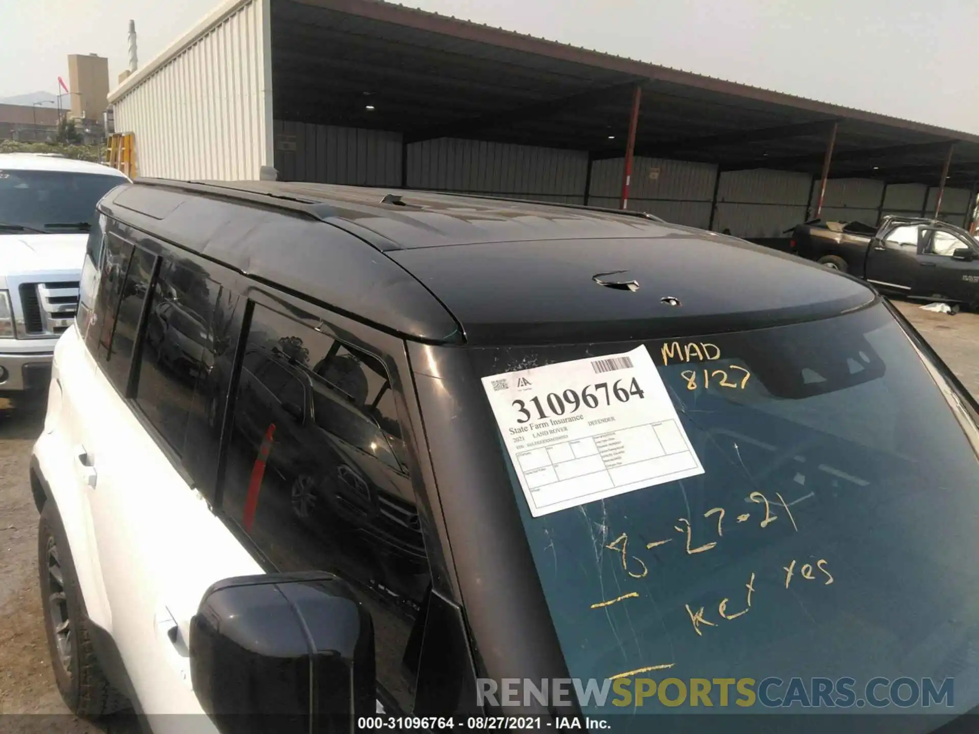 6 Photograph of a damaged car SALEKERXXM2040523 LAND ROVER DEFENDER 2021