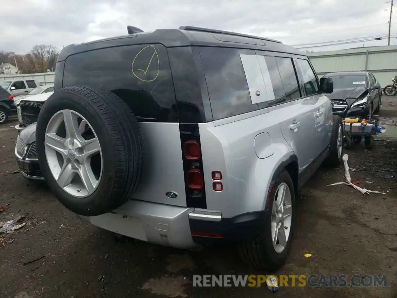 4 Photograph of a damaged car SALEP7RU5M2034700 LAND ROVER DEFENDER 2021