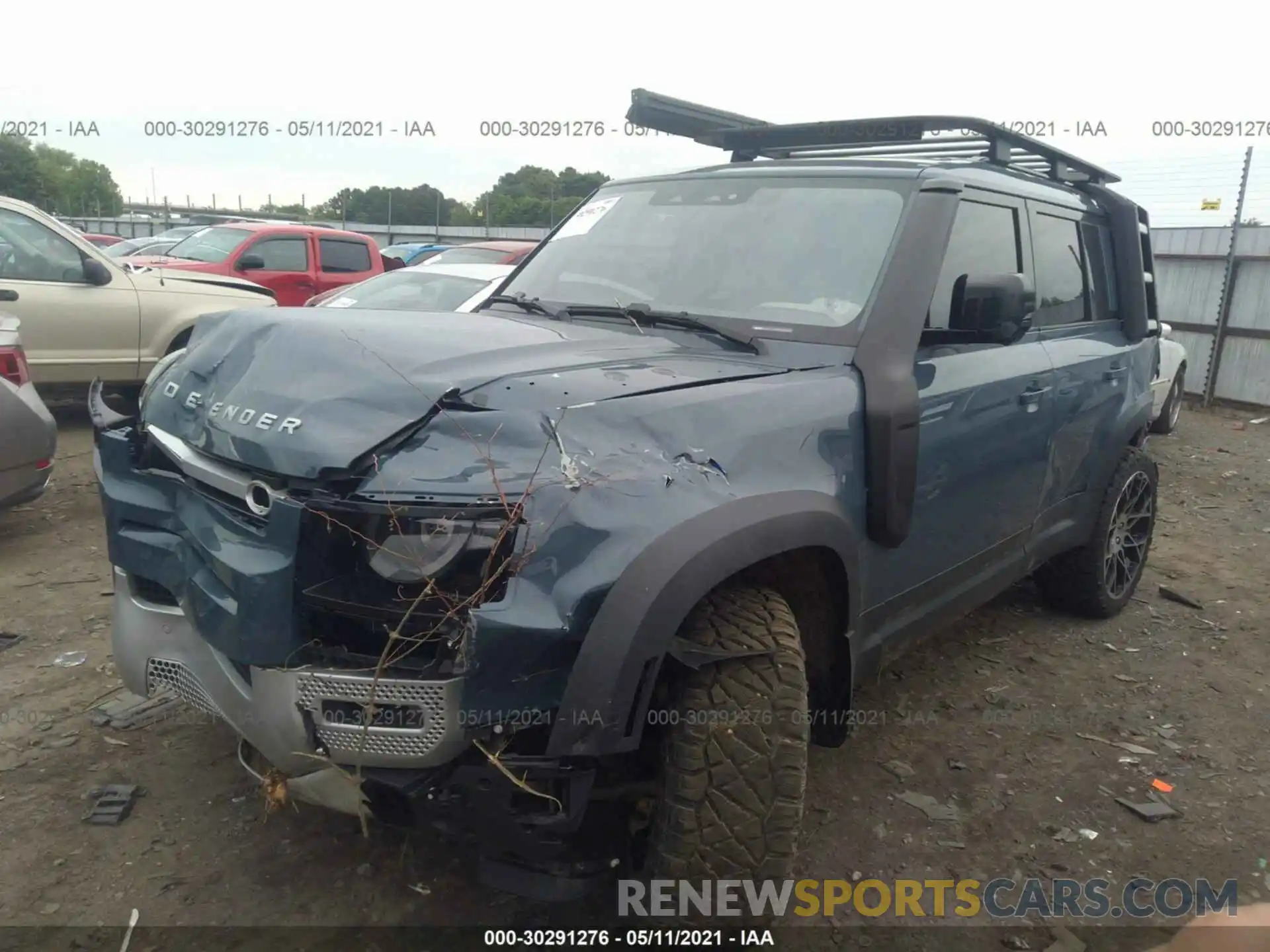 2 Photograph of a damaged car SALEP7RU5M2038651 LAND ROVER DEFENDER 2021