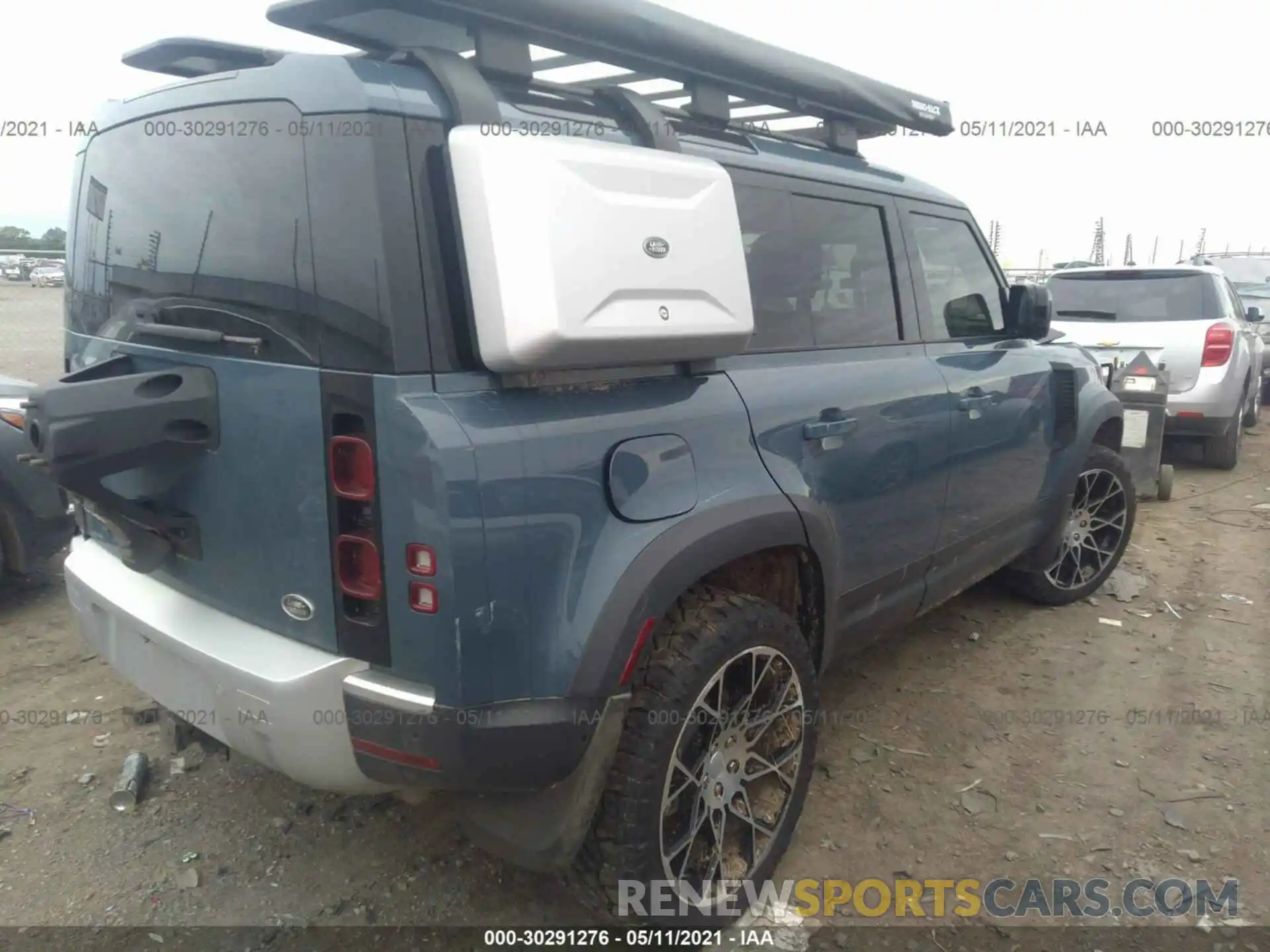 4 Фотография поврежденного автомобиля SALEP7RU5M2038651 LAND ROVER DEFENDER 2021