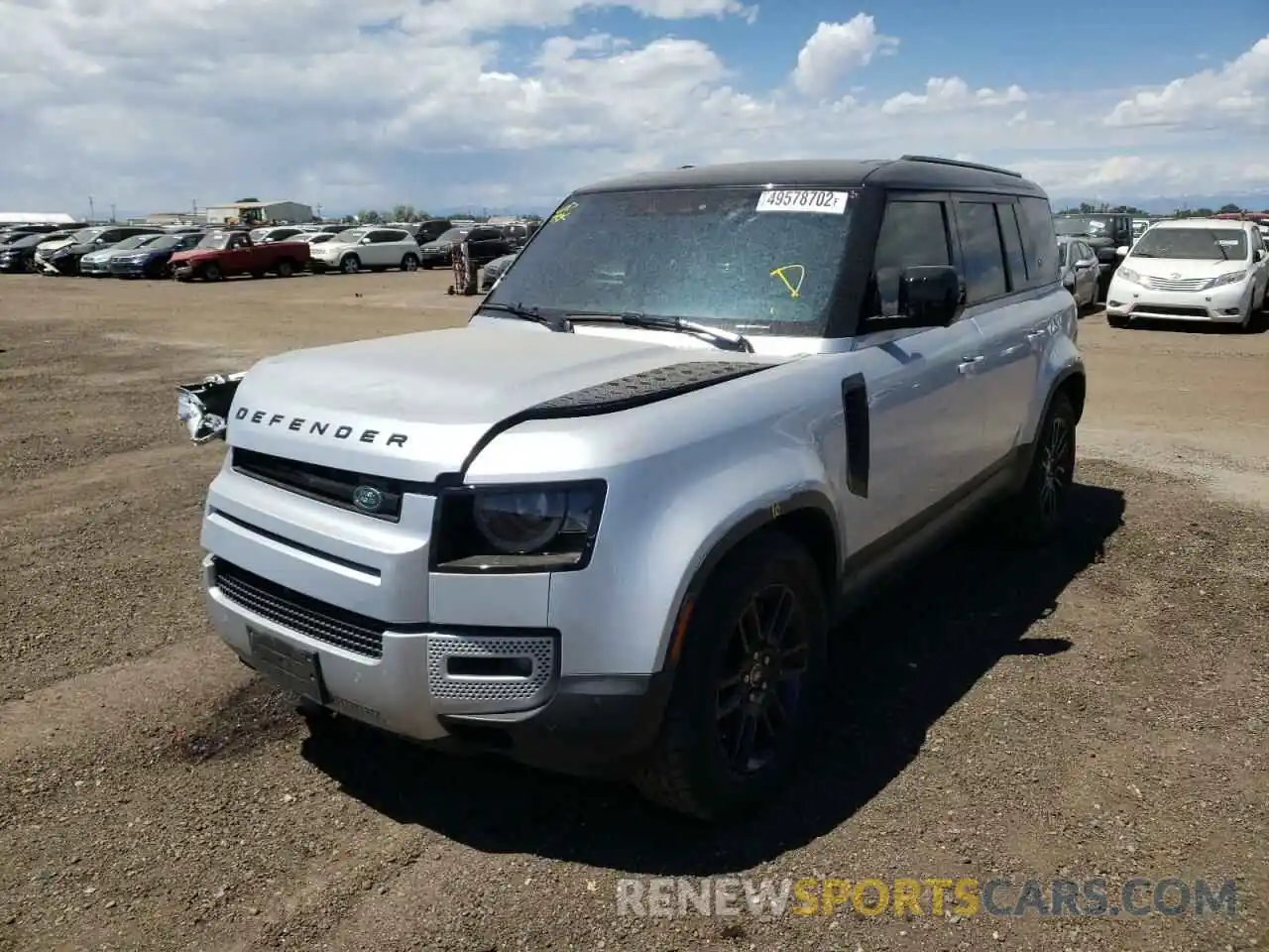 2 Photograph of a damaged car SALEP7RU7M2034567 LAND ROVER DEFENDER 2021