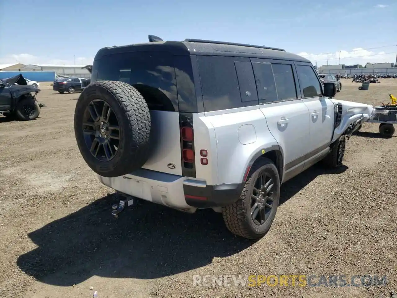 4 Фотография поврежденного автомобиля SALEP7RU7M2034567 LAND ROVER DEFENDER 2021