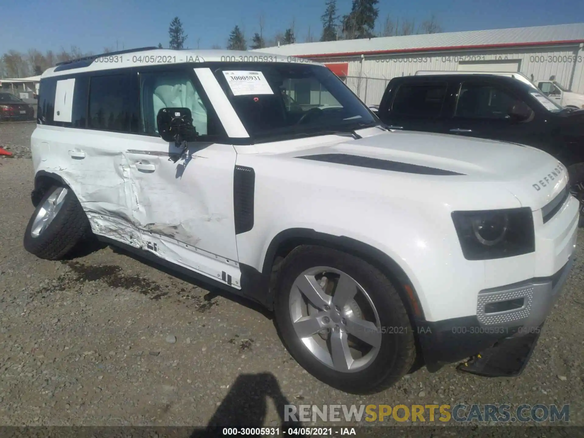 1 Photograph of a damaged car SALEPERU1M2035380 LAND ROVER DEFENDER 2021