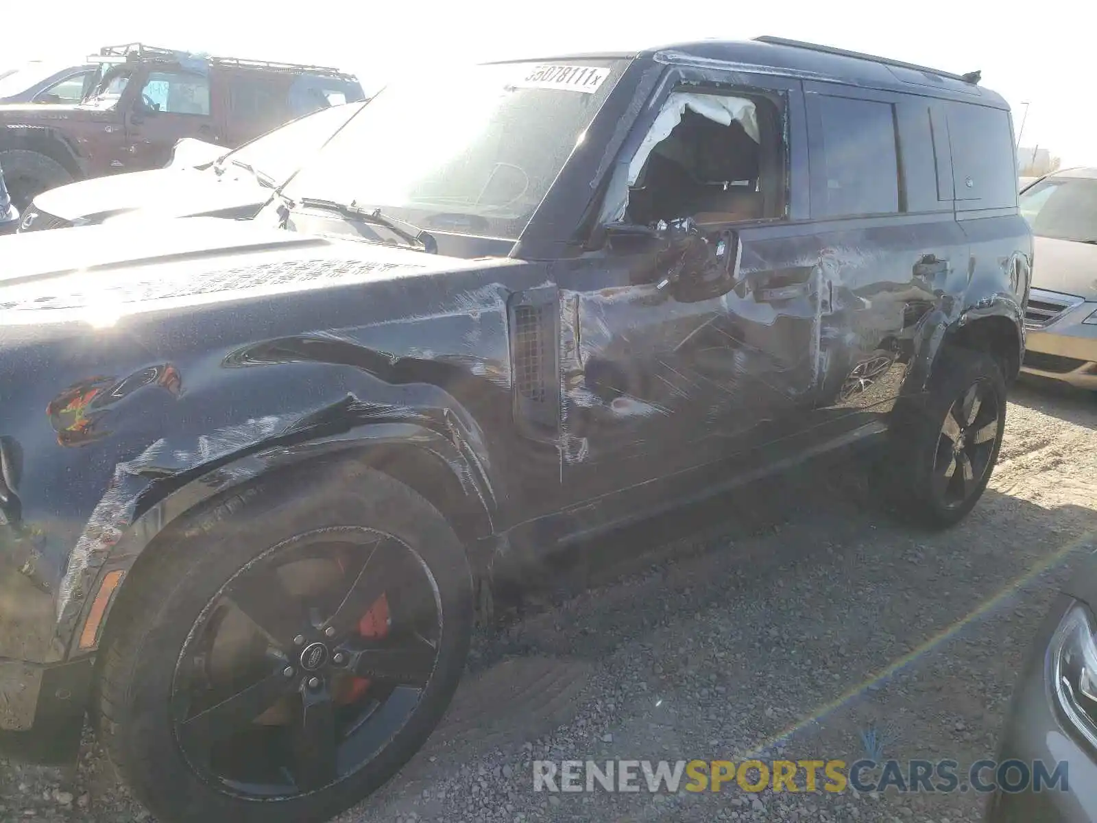 9 Photograph of a damaged car SALEX7RU1M2061621 LAND ROVER DEFENDER 2021