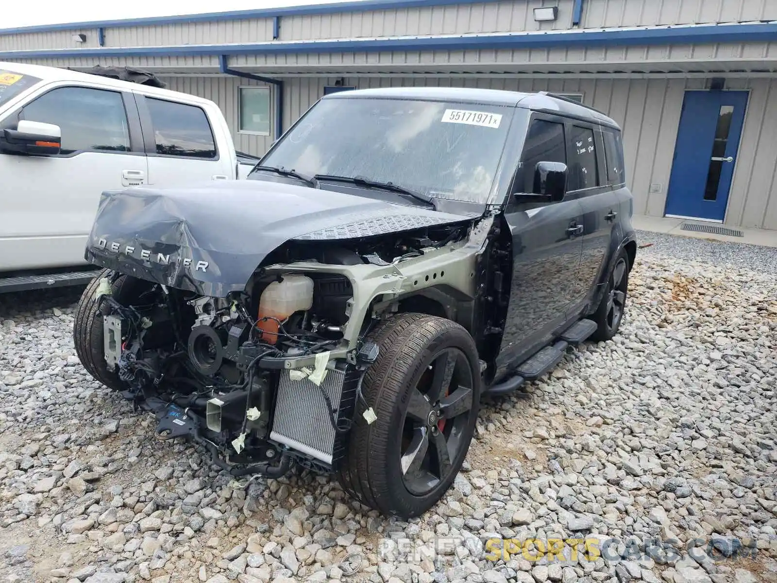 2 Photograph of a damaged car SALEXERU0M2037458 LAND ROVER DEFENDER 2021