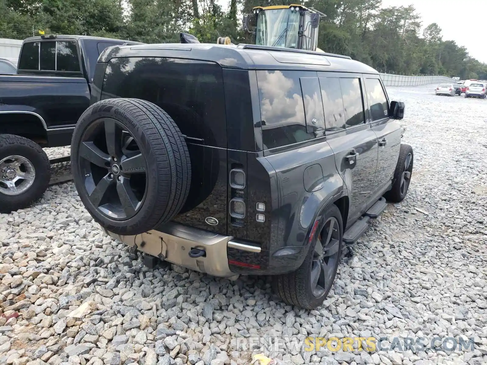 4 Фотография поврежденного автомобиля SALEXERU0M2037458 LAND ROVER DEFENDER 2021