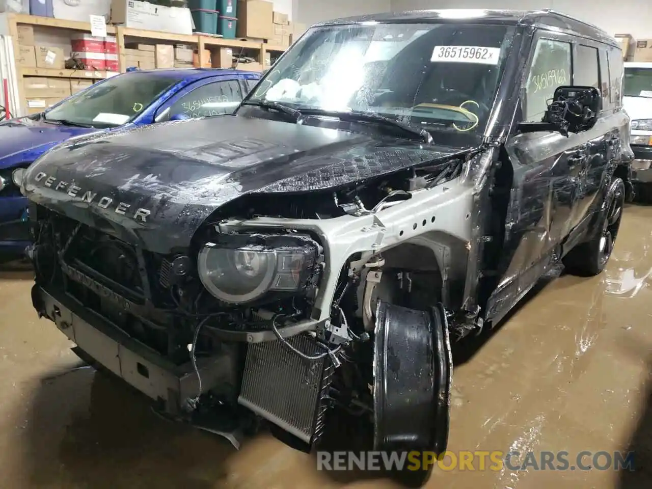 2 Photograph of a damaged car SALEXERU1M2053605 LAND ROVER DEFENDER 2021