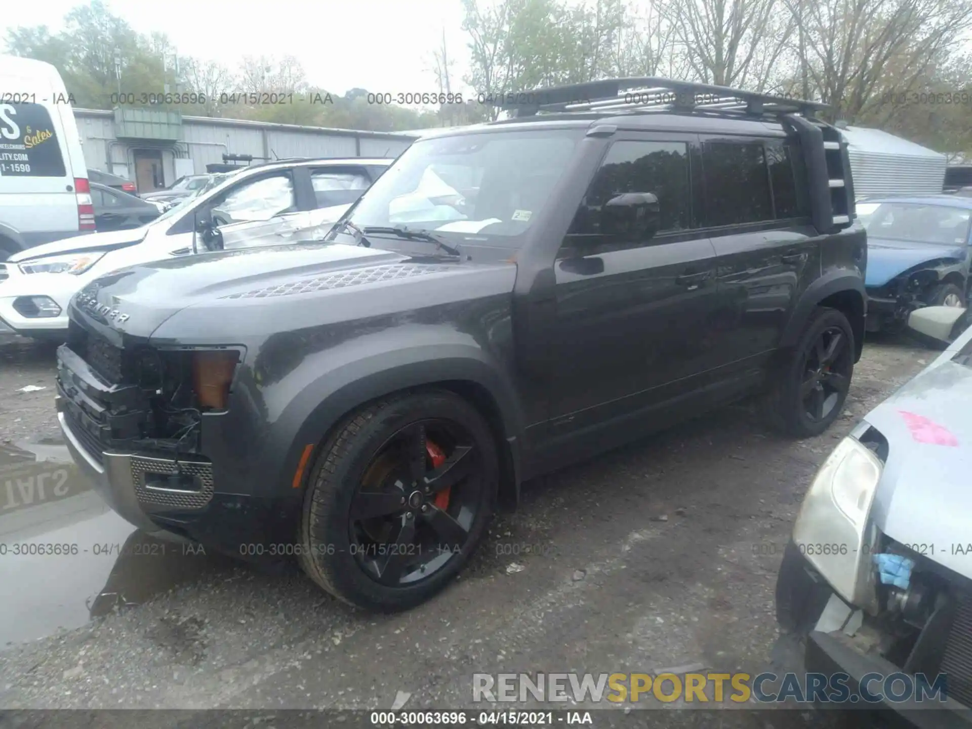 2 Photograph of a damaged car SALEXERU7M2038588 LAND ROVER DEFENDER 2021