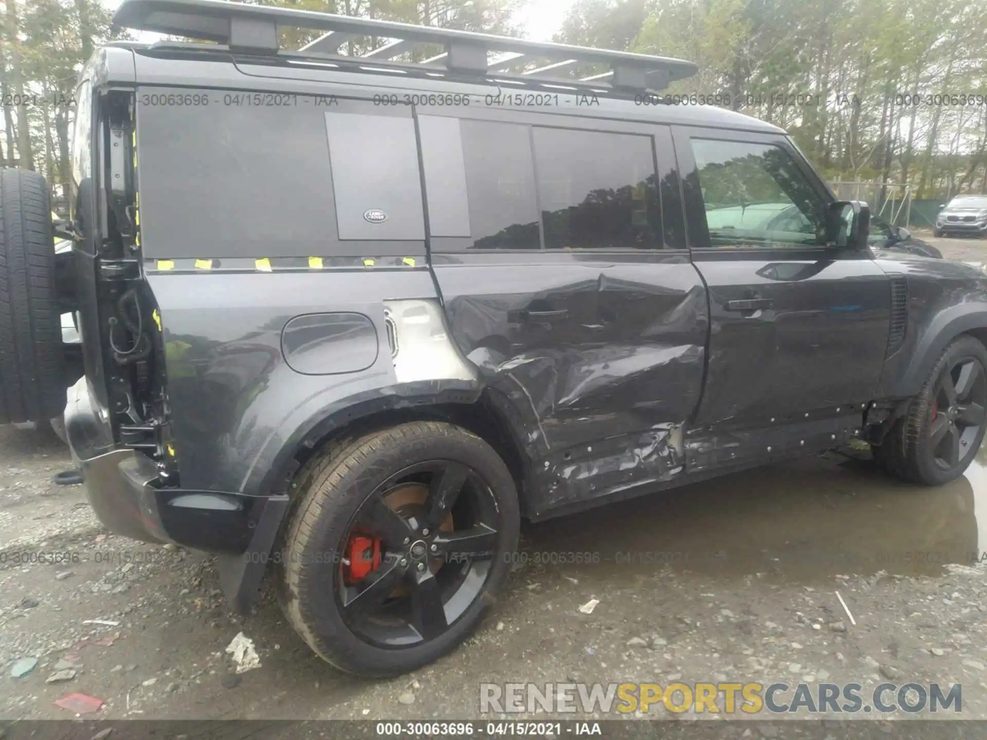 6 Фотография поврежденного автомобиля SALEXERU7M2038588 LAND ROVER DEFENDER 2021