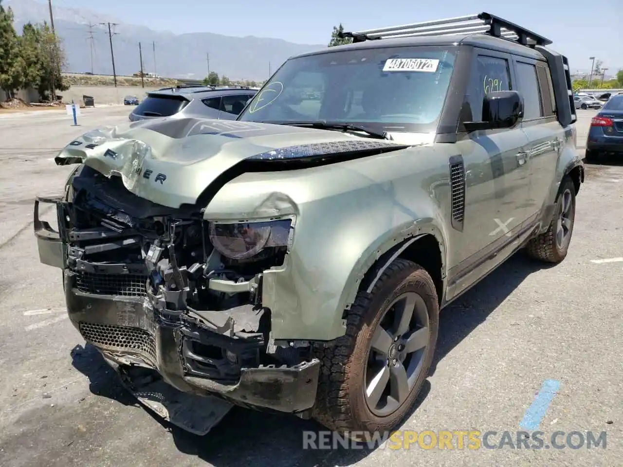 2 Photograph of a damaged car SALE27RU7N2096602 LAND ROVER DEFENDER 2022