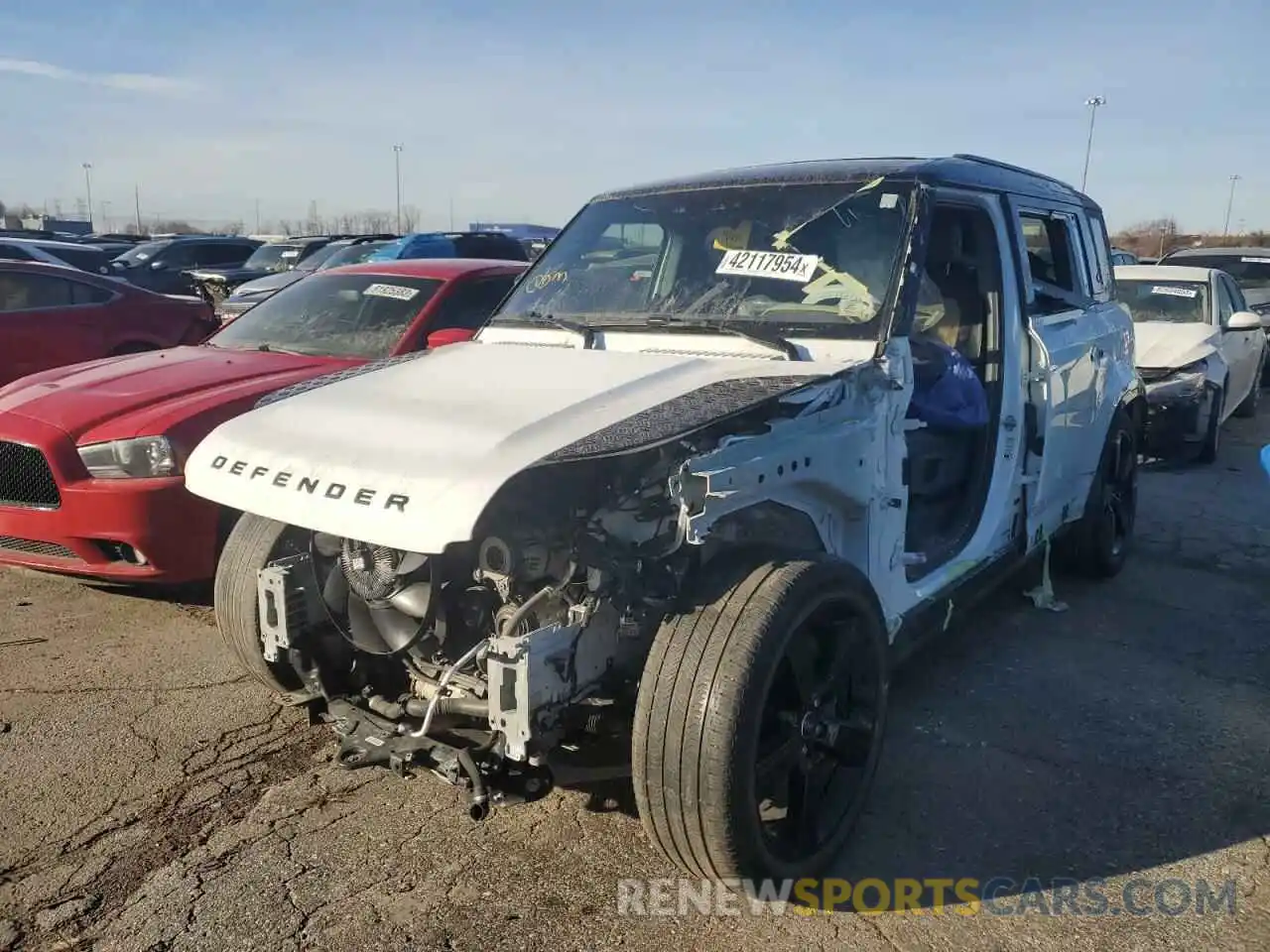 1 Photograph of a damaged car SALE2ERU3N2070339 LAND ROVER DEFENDER 2022