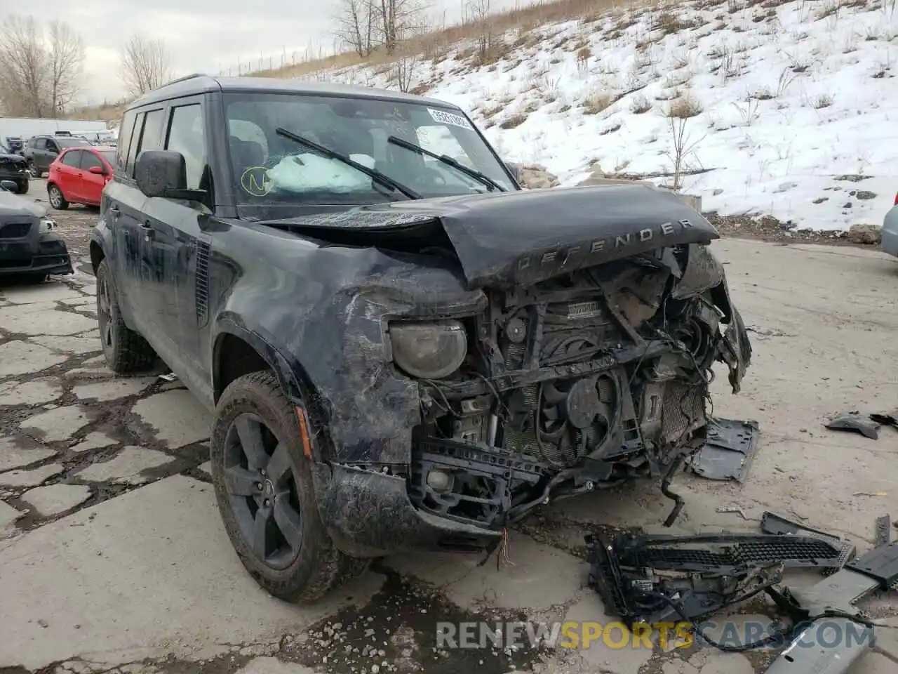 1 Photograph of a damaged car SALE37RU0N2072347 LAND ROVER DEFENDER 2022