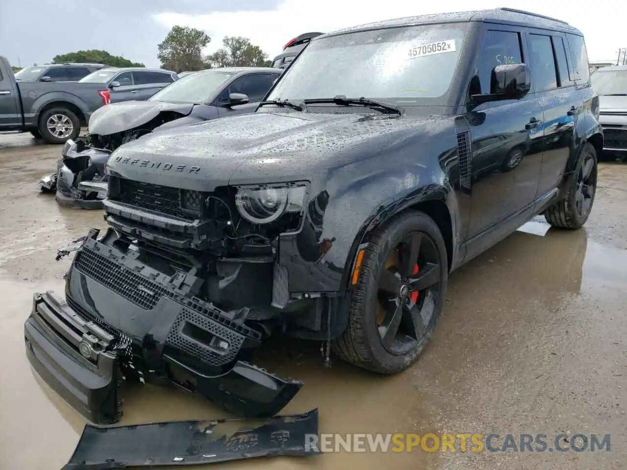 2 Photograph of a damaged car SALE3ERU7N2095306 LAND ROVER DEFENDER 2022