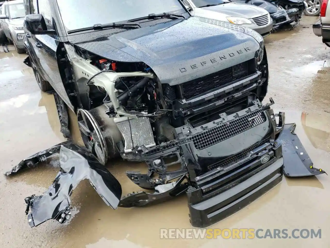 9 Photograph of a damaged car SALE3ERU7N2095306 LAND ROVER DEFENDER 2022