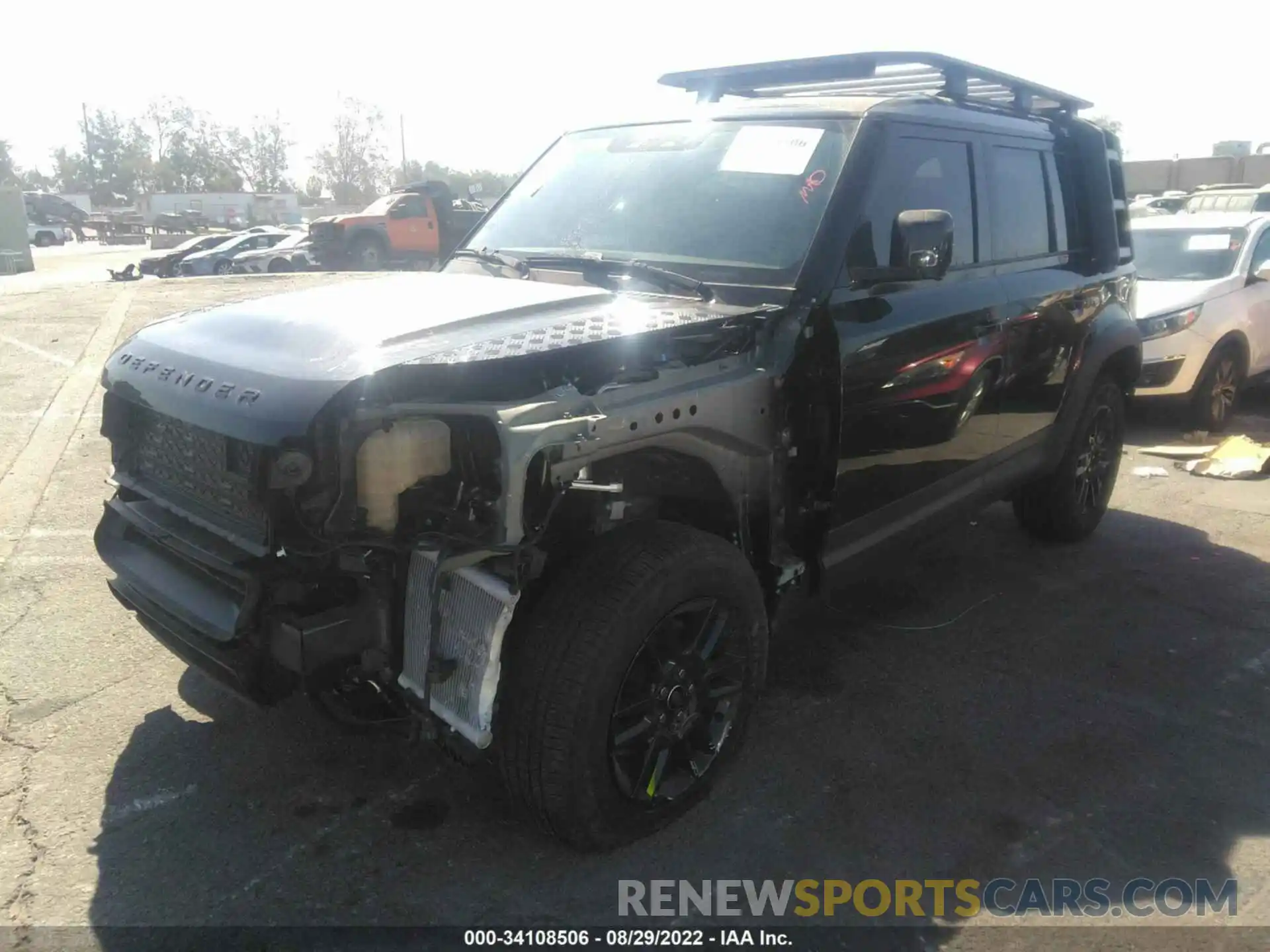 2 Photograph of a damaged car SALEJ7RX2N2099131 LAND ROVER DEFENDER 2022