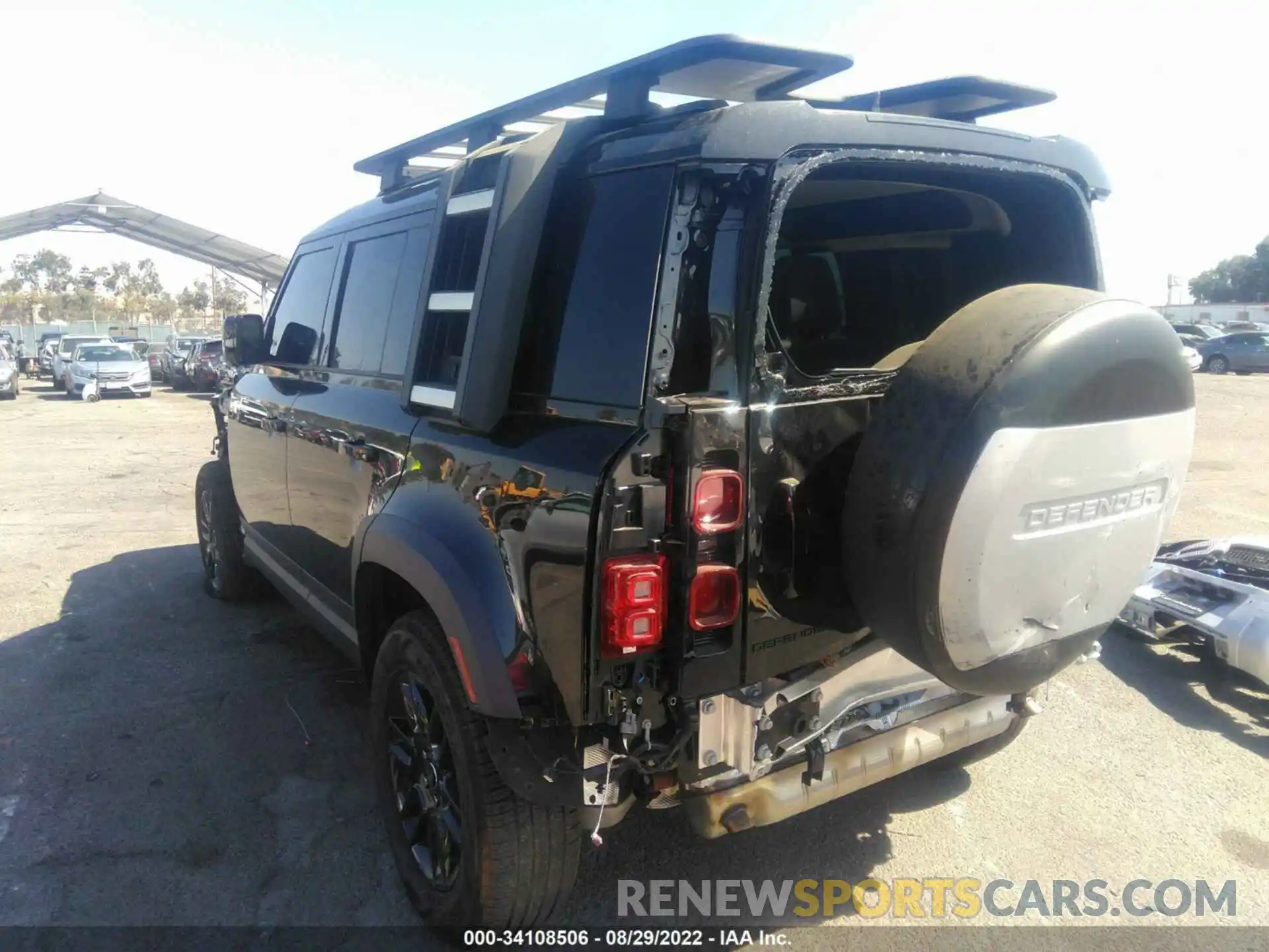 3 Photograph of a damaged car SALEJ7RX2N2099131 LAND ROVER DEFENDER 2022