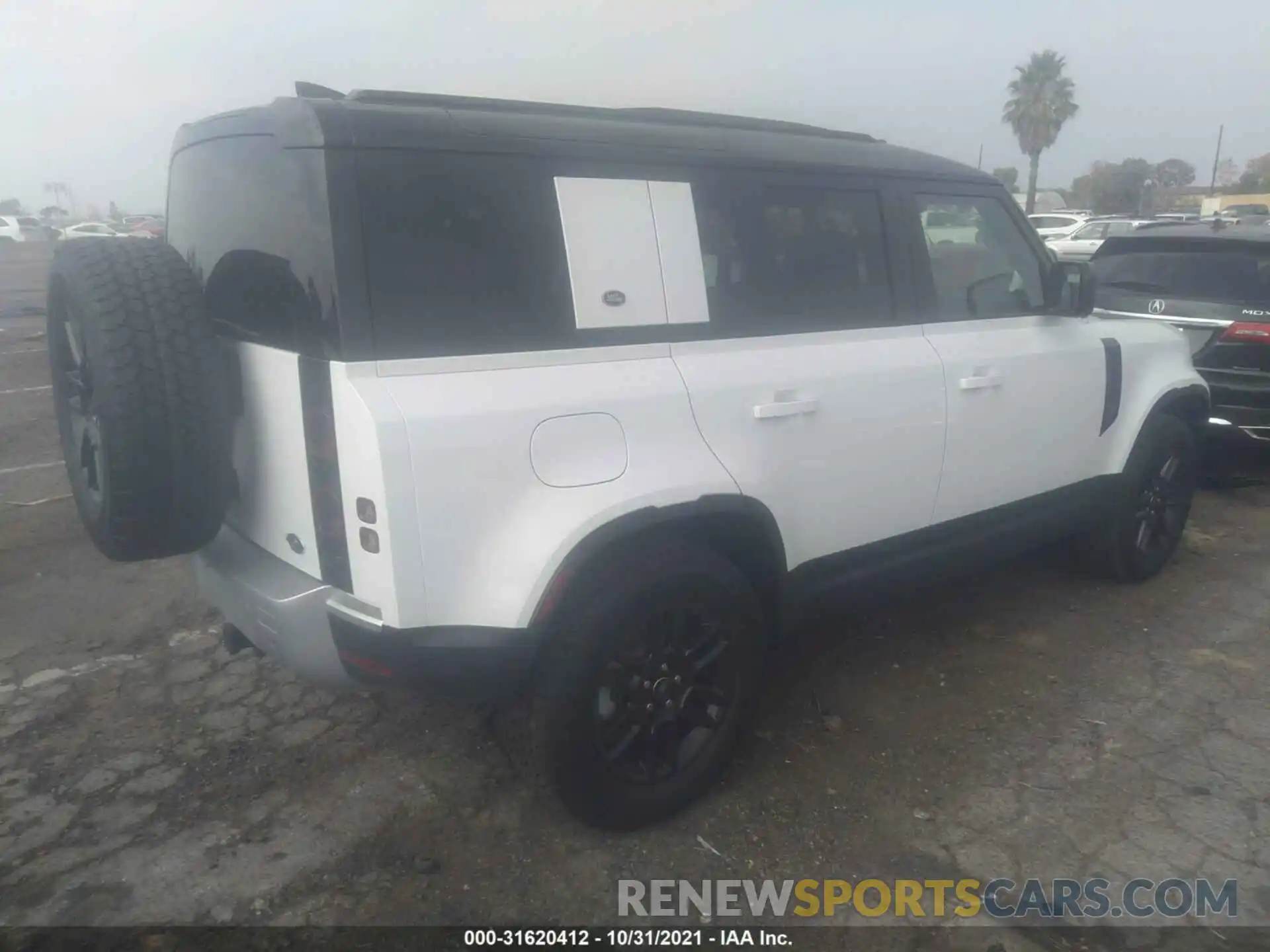 4 Фотография поврежденного автомобиля SALEJERX3N2077711 LAND ROVER DEFENDER 2022