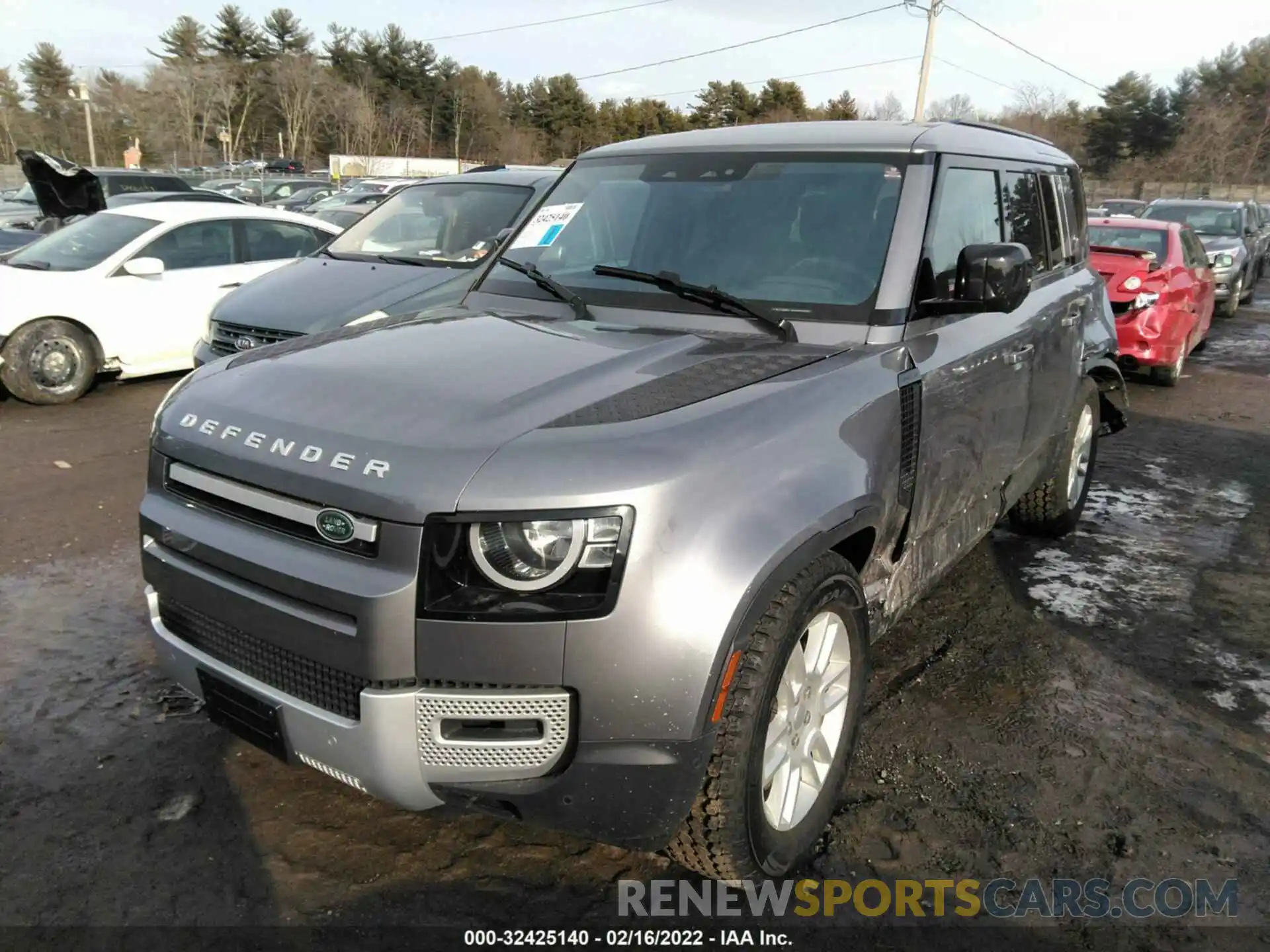 2 Photograph of a damaged car SALEJERX6N2095524 LAND ROVER DEFENDER 2022