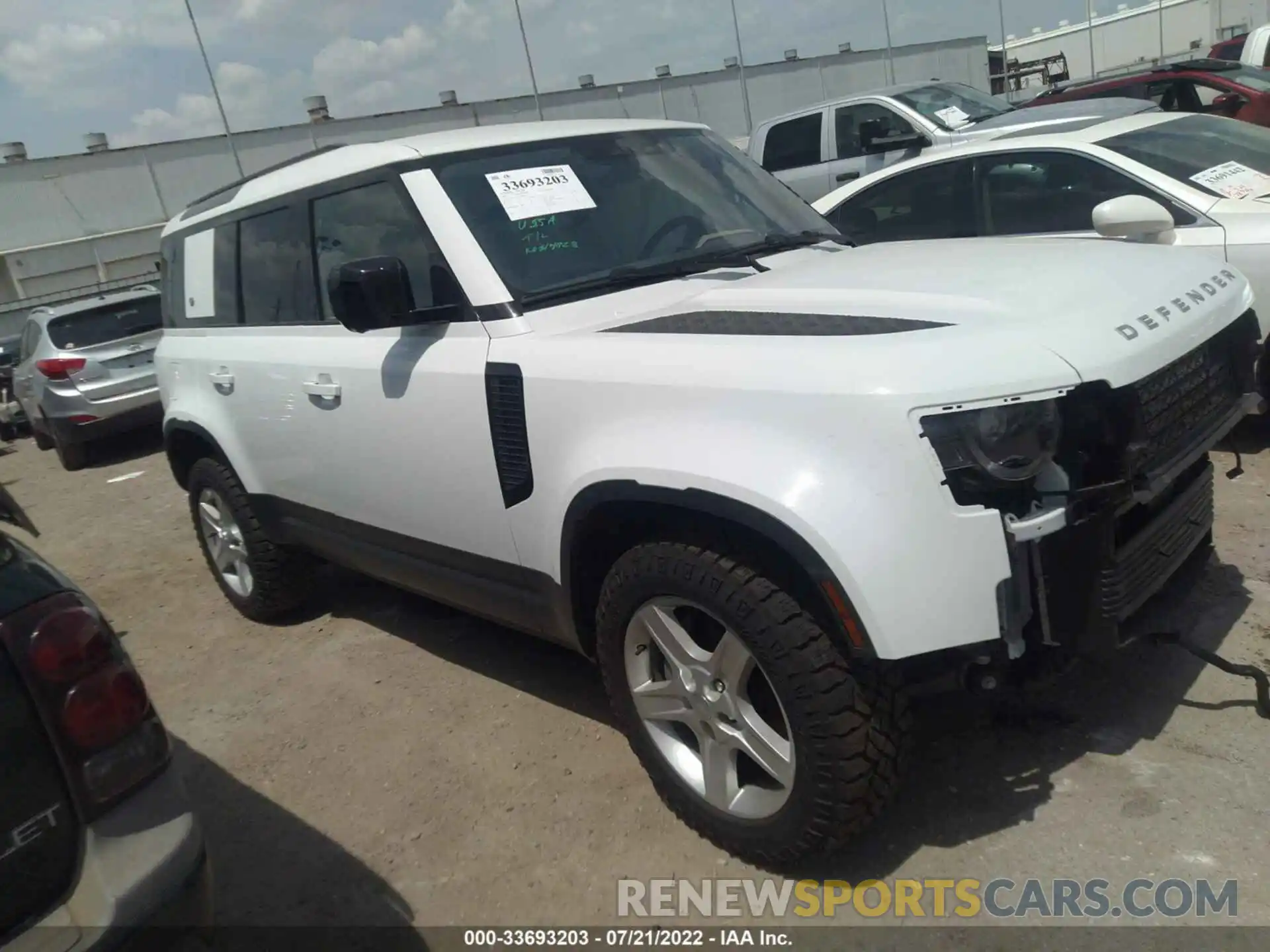 1 Photograph of a damaged car SALEP7RU7N2081115 LAND ROVER DEFENDER 2022